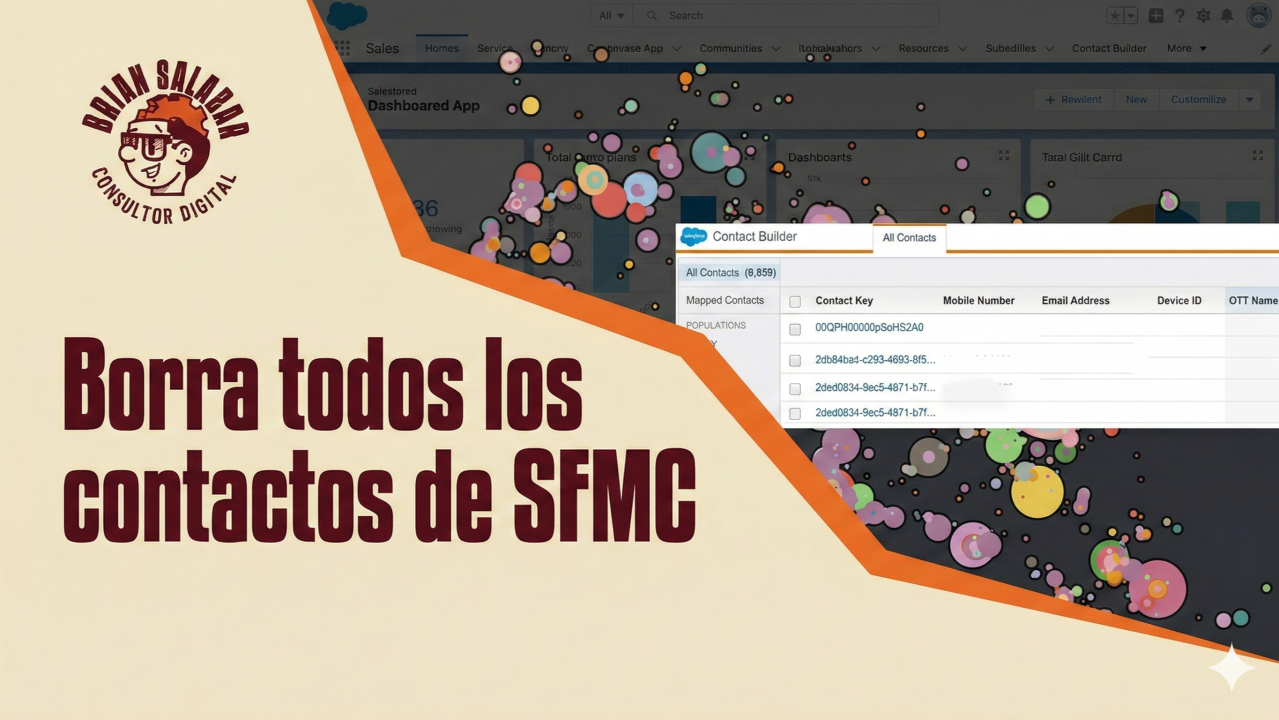 Borra todos los contactos de Marketing Cloud